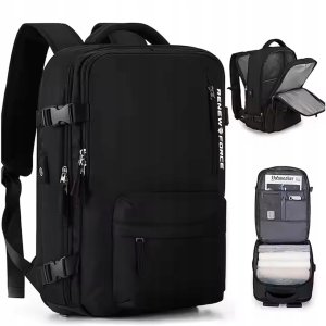 Pellucci Torba podróżna Renew Force Z przegrodą na laptopa, pasuje do Wizz Air i Ryanair XL 2