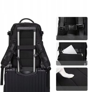 Pellucci Torba podróżna Renew Force Z przegrodą na laptopa, pasuje do Wizz Air i Ryanair XL 10