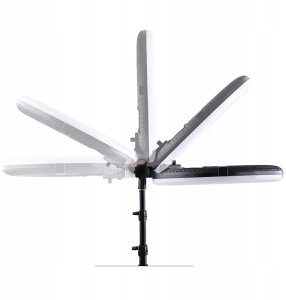 ZESTAW LAMPA PIERŚCIENIOWA LED RING 45cm DO MAKIJAŻU SELFIE + STATYW 210cm 4