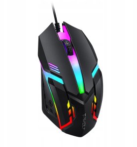 Zestaw klawiatura i mysz T-WOLF czerwony 5