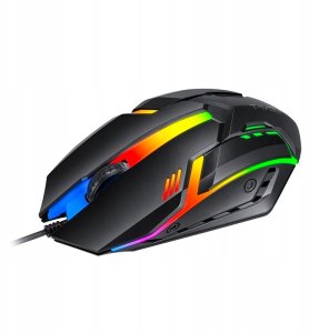 Zestaw klawiatura i mysz T-WOLF czerwony 6