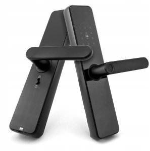 Inteligentna Klamka TT Lock Bluetooth Wkładka Zamka Szyfr Kod RFID Odcisk 14