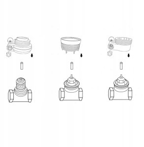 Głowica Grzejnikowa Termostat Automatyczny HY368 Smart Home Tuya Zigbee 12