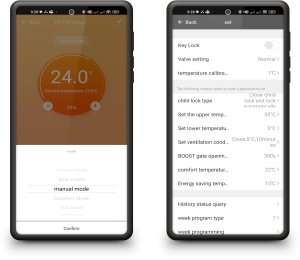 Głowica Grzejnikowa Termostat Automatyczny HY368 Smart Home Tuya Zigbee 6