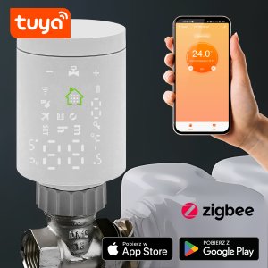 Głowica Grzejnikowa Termostat Automatyczny HY368 Smart Home Tuya Zigbee 10
