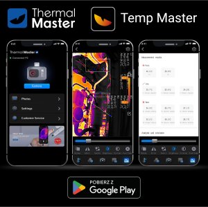 Kamera Termowizyjna HD InfiRay P2 Thermal Master Miniaturowa USB C + Etui 14