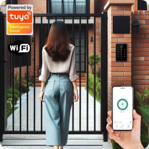 Klawiatura Zamek Kodowy Szyfrator Dzwonek Czytnik Kart RFID WiFi TUYA 8
