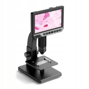 Mikrofon Inskam Mikroskop Cyfrowy 2000x 315 Ekran LCD FullHD 1080p 2 Obiektywy 12Mpx 3