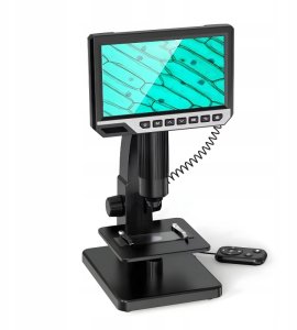 Mikrofon Inskam Mikroskop Cyfrowy 2000x 315 Ekran LCD FullHD 1080p 2 Obiektywy 12Mpx 5