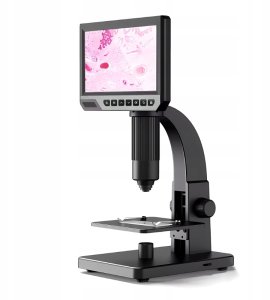 Mikrofon Inskam Mikroskop Cyfrowy 2000x 315 Ekran LCD FullHD 1080p 2 Obiektywy 12Mpx 8