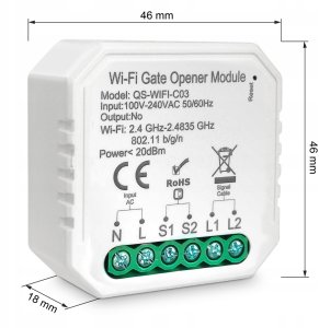Przekaźnik breaker do bramy garażowej + kontaktron 7