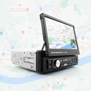 Radio Samochodowe 1DIN 7" GPS Android 2/32 GB Wysuwany Ekran Kamera WiFi 11