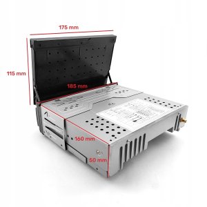 Radio Samochodowe 1DIN 7" GPS Android 2/32 GB Wysuwany Ekran Kamera WiFi 5