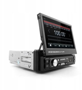 Radio Samochodowe 1DIN 7" GPS Android 2/32 GB Wysuwany Ekran Kamera WiFi 6