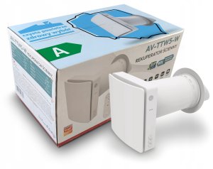 Rekuperator Ścienny WiFi Tuya Pilot Filtr 60 m3/h Wentylator 3 Prędkości 11