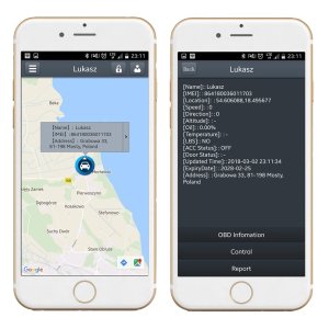 Samochodowy lokalizator TK103B RC 14