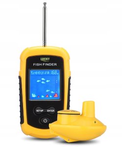 Lucky Sonar RF Wędkarska Echosonda Bezprzewodowa Detektor Wykrywacz Ryb 2