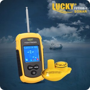 Lucky Sonar RF Wędkarska Echosonda Bezprzewodowa Detektor Wykrywacz Ryb 4