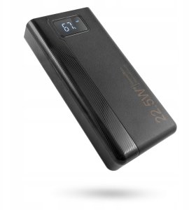 Szybki Powerbank 10000mAh 3A 22W PD 4x USB-A USB-C Apple Lightning Latarka 5