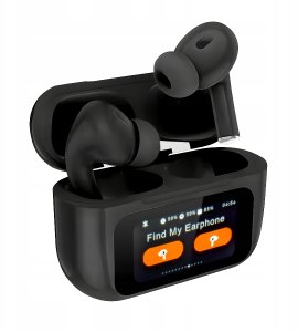 Słuchawki Bezprzewodowe Douszne Bluetooth ANC Redukcja Szumów LCD Buds 8
