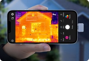 Kamera Termowizyjna Pirometr InfiRay P2 PRO Aplikacja Apple iOS Lighting 8
