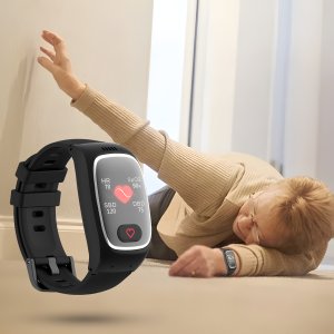 Bransoletka 4G Lokalizator GPS Opaska Seniora SOS Pomiar Pulsu Temperatury 11