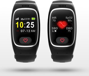 Bransoletka 4G Lokalizator GPS Opaska Seniora SOS Pomiar Pulsu Temperatury 2