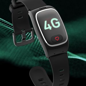 Bransoletka 4G Lokalizator GPS Opaska Seniora SOS Pomiar Pulsu Temperatury 4