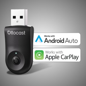 Radio samochodowe Ottocast Bezprzewodowy Adapter CarPlay Android Auto Mini Wireless CA505-T 4