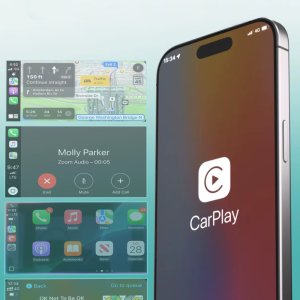 Radio samochodowe Ottocast Bezprzewodowy Adapter CarPlay Android Auto Mini Wireless CA505-T 7