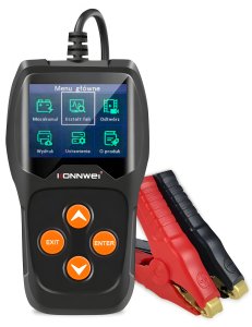 Tester Akumulatorów Konnwei KW600 LCD Miernik Cyfrowy 6V 12V Polskie Menu 2