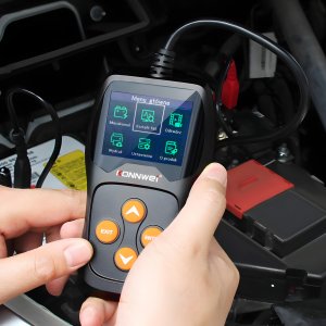 Tester Akumulatorów Konnwei KW600 LCD Miernik Cyfrowy 6V 12V Polskie Menu 9