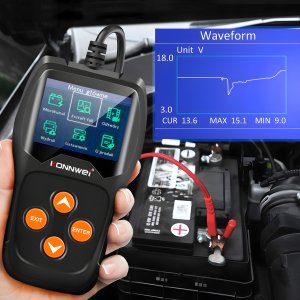Tester Akumulatorów Konnwei KW600 LCD Miernik Cyfrowy 6V 12V Polskie Menu 10