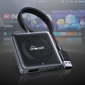 Bezprzewodowy Adapter CarPlay Android Auto Ottocast Car TV Mate MAX HDMI TV 7