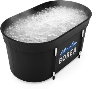 Wanna do Morsowania Składana Balia do Kąpieli Lodowej Basen 115cm Termometr 16