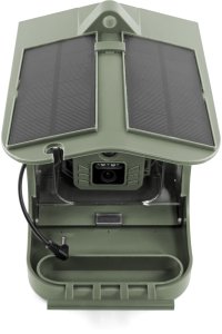 Karmnik Dla Ptaków z Kamerą WiFi Fotopułapka Solarna PIR Aplikacja Edukacja 3