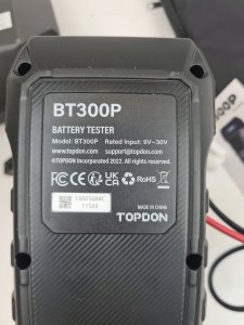 Fluke TOPDON jednostka testująca akumulator BT300P 12