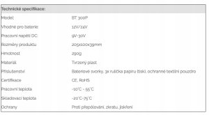 Fluke TOPDON jednostka testująca akumulator BT300P 7