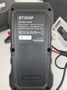 Fluke TOPDON jednostka testująca akumulator BT300P 10