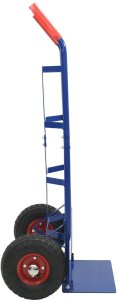 vidaXL Wózek ręczny Niebieski i Czerwony 57 x 46 x 113 cm Stal 5