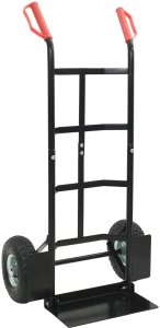 vidaXL Wózek ręczny Czarny i czerwony 57 x 46 x 113 cm Stal 2