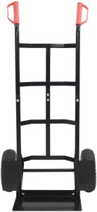 vidaXL Wózek ręczny Czarny i czerwony 57 x 46 x 113 cm Stal 4