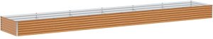 Skrzynia ogrodowa vidaXL Podniesiona rabata ogrodowa 582 x 100 x 36 cm 2