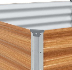 Skrzynia ogrodowa vidaXL Podniesiona rabata ogrodowa 582 x 100 x 36 cm 9