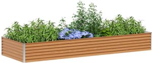 Skrzynia ogrodowa vidaXL Podniesiona rabata ogrodowa 290 x 100 x 36 cm 3