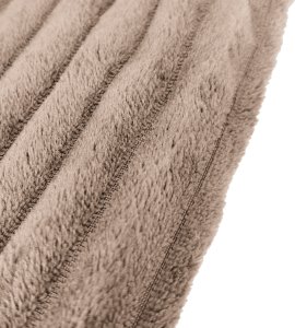 kontrast Ciepły koc Lena 200x220 cm taupe przytulny wytłaczany narzuta 4
