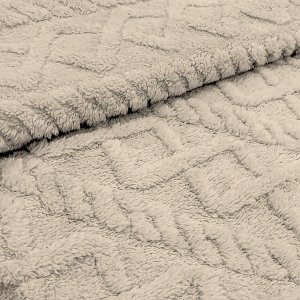 Koc 200x220 beż Aries tłoczony przytulny miękki narzuta do sypialni 2