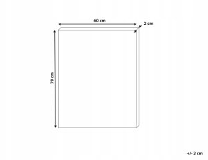 Dekoracja ścienna COIMBRA Metal 79 cm Złoty 3