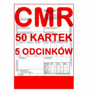 PAPIRUS List przewozowy 50 kartek - 5 odcinków - 10 kompletów 7