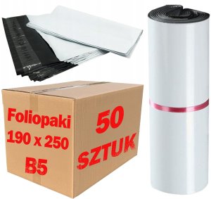 Pako Foliopaki kurierzy białe B5 190x250mm - 50 szt. 7